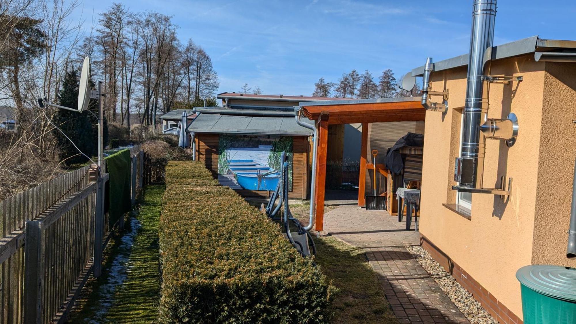 Spreewaldhaeuser Golinski Mit Kamin Am Neuendorfer See Alt Schadow Zewnętrze zdjęcie
