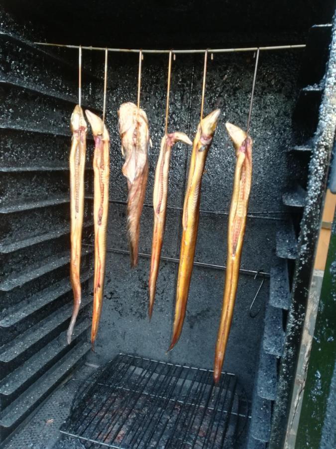 Spreewaldhaeuser Golinski Mit Kamin Am Neuendorfer See Alt Schadow Zewnętrze zdjęcie